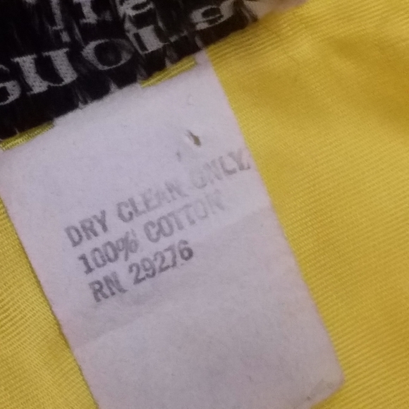 Vintage Glenora Jr's LTD Solid Yellow Pants Set 2 Piece With Button Jacket - Picture 8 of 16